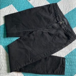 Black High Rise Skinny Jeans